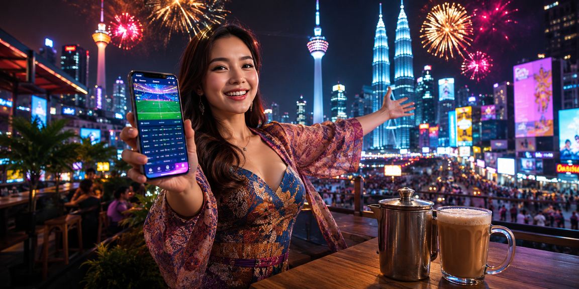 Pengguna Kuala Lumpur mengakses platform winnow44 melalui telefon pintar